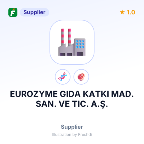 EUROZYME GIDA KATKI MAD. SAN. VE TIC. A.Ş. – summary card, no photo uploaded yet