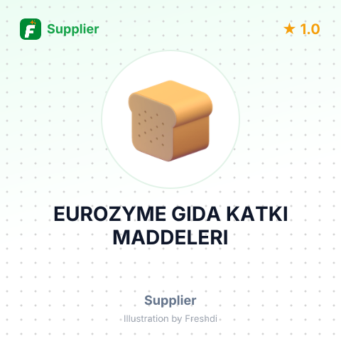 EUROZYME GIDA KATKI MADDELERI – summary card, no photo uploaded yet