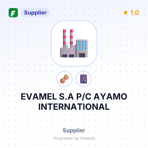 EVAMEL S.A P/C AYAMO INTERNATIONAL – summary card, no photo uploaded yet