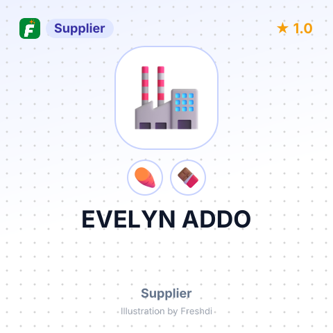 EVELYN ADDO – summary card, no photo uploaded yet