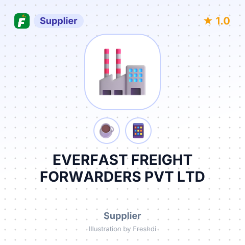 EVERFAST FREIGHT FORWARDERS PVT LTD – summary card, no photo uploaded yet