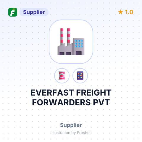 EVERFAST FREIGHT FORWARDERS PVT – summary card, no photo uploaded yet