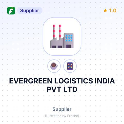 EVERGREEN LOGISTICS INDIA PVT LTD – summary card, no photo uploaded yet