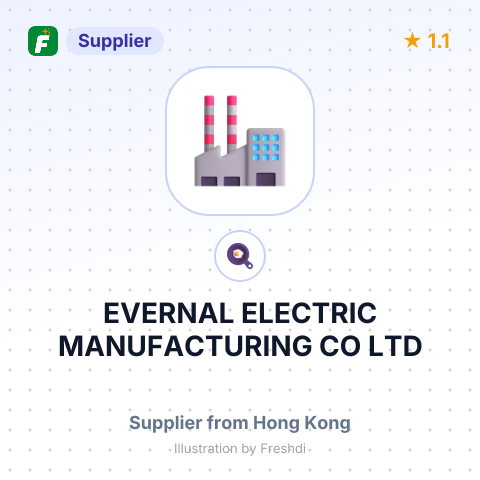EVERNAL ELECTRIC MANUFACTURING CO LTD – summary card, no photo uploaded yet