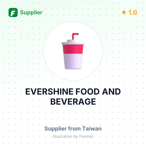 EVERSHINE FOOD AND BEVERAGE – summary card, no photo uploaded yet