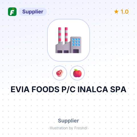 EVIA FOODS P/C INALCA SPA – summary card, no photo uploaded yet