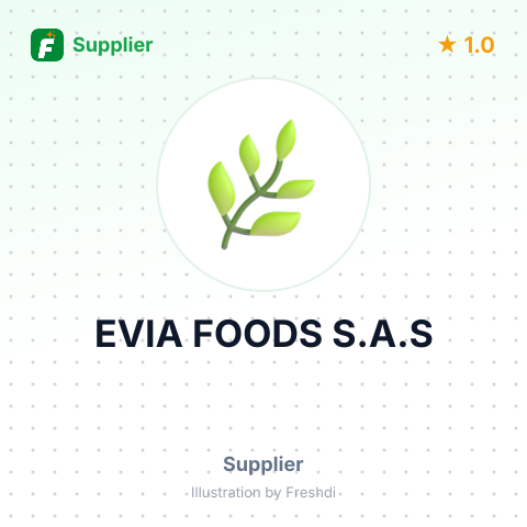 EVIA FOODS S.A.S – summary card, no photo uploaded yet