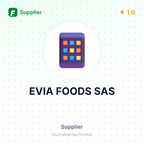 EVIA FOODS SAS – summary card, no photo uploaded yet