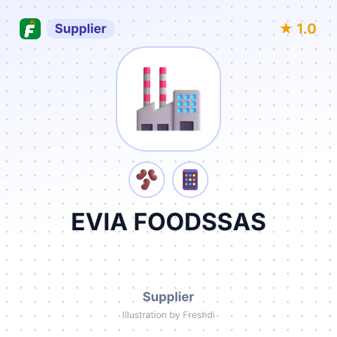 EVIA FOODSSAS – summary card, no photo uploaded yet
