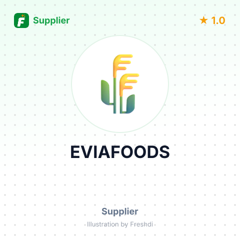 EVIAFOODS – summary card, no photo uploaded yet