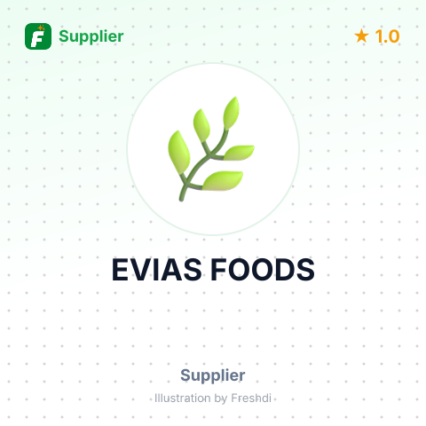 EVIAS FOODS – summary card, no photo uploaded yet