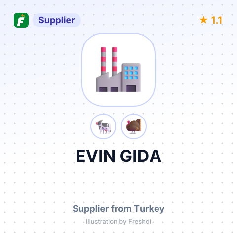 EVIN GIDA – summary card, no photo uploaded yet