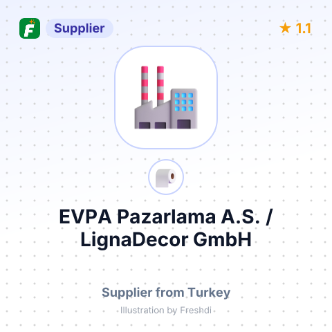 EVPA Pazarlama A.S. / LignaDecor GmbH – summary card, no photo uploaded yet