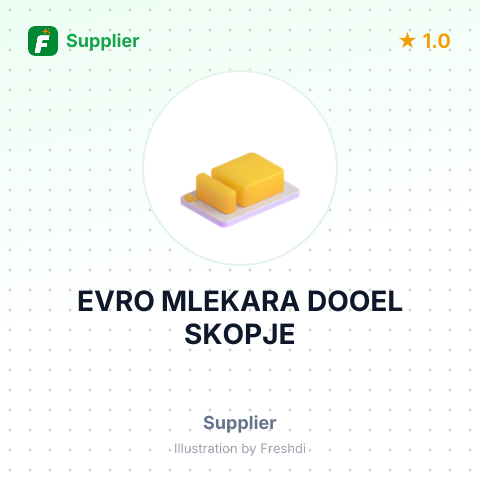 EVRO MLEKARA DOOEL SKOPJE – summary card, no photo uploaded yet