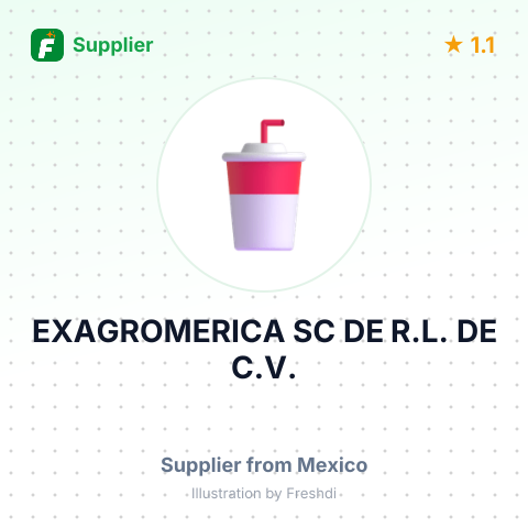 EXAGROMERICA SC DE R.L. DE C.V. – summary card, no photo uploaded yet