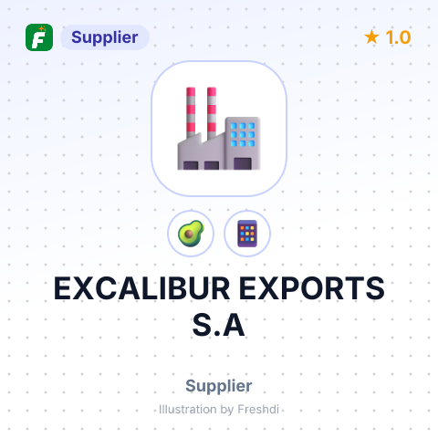 EXCALIBUR EXPORTS S.A – summary card, no photo uploaded yet
