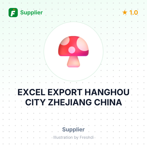 EXCEL EXPORT HANGHOU CITY ZHEJIANG CHINA – summary card, no photo uploaded yet