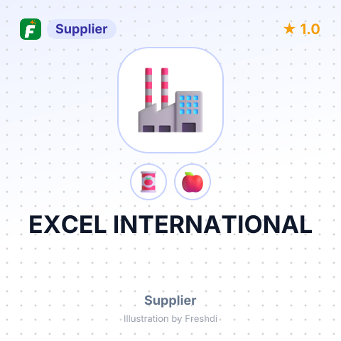 EXCEL INTERNATIONAL – summary card, no photo uploaded yet