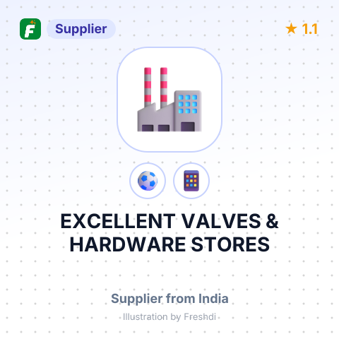EXCELLENT VALVES & HARDWARE STORES – summary card, no photo uploaded yet