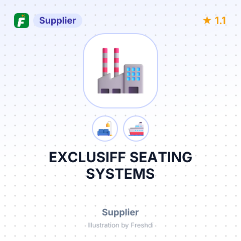 EXCLUSIFF SEATING SYSTEMS – summary card, no photo uploaded yet