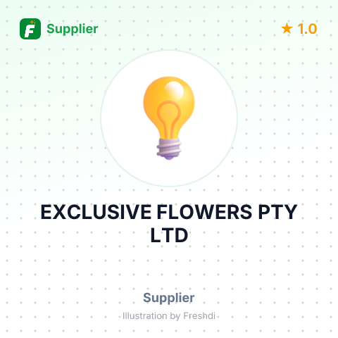 EXCLUSIVE FLOWERS PTY LTD – summary card, no photo uploaded yet