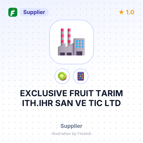 EXCLUSIVE FRUIT TARIM ITH.IHR SAN VE TIC LTD – summary card, no photo uploaded yet