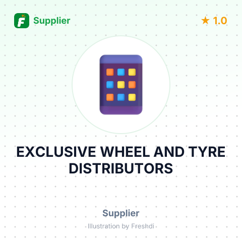 EXCLUSIVE WHEEL AND TYRE DISTRIBUTORS – summary card, no photo uploaded yet