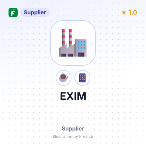 EXIM – summary card, no photo uploaded yet