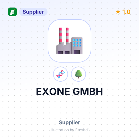 EXONE GMBH – summary card, no photo uploaded yet