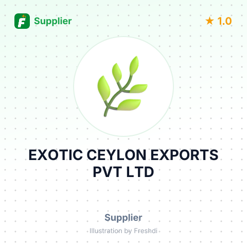 EXOTIC CEYLON EXPORTS PVT LTD – summary card, no photo uploaded yet