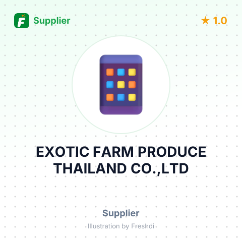 EXOTIC FARM PRODUCE THAILAND CO.,LTD – summary card, no photo uploaded yet