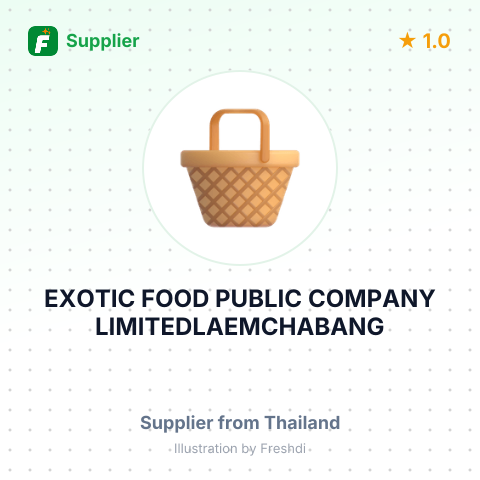 EXOTIC FOOD PUBLIC COMPANY LIMITEDLAEMCHABANG INDSTRIAL ESTATE EPZ 2 49 42 MOO 5 TUNG SUKALA – summary card, no photo uploaded yet