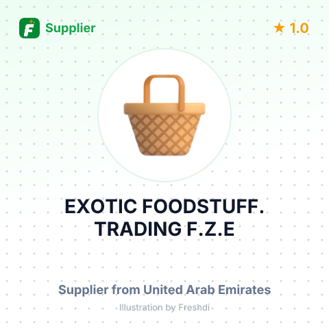 EXOTIC FOODSTUFF. TRADING F.Z.E – summary card, no photo uploaded yet