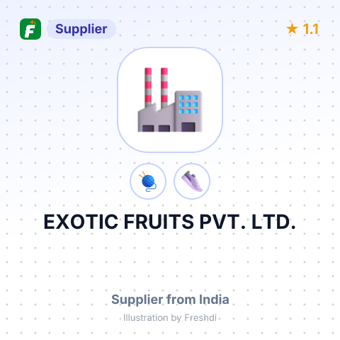 EXOTIC FRUITS PVT. LTD. – summary card, no photo uploaded yet
