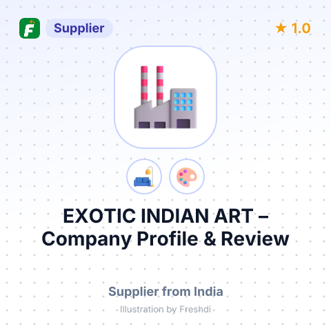 EXOTIC INDIAN ART – summary card, no photo uploaded yet