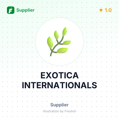 EXOTICA INTERNATIONALS – summary card, no photo uploaded yet