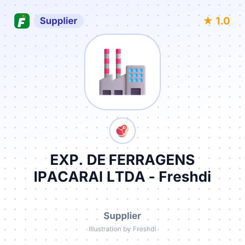 EXP. DE FERRAGENS IPACARAI LTDA – summary card, no photo uploaded yet