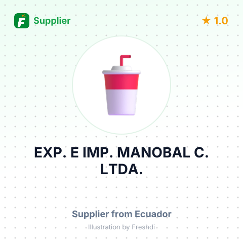 EXP. E IMP. MANOBAL C. LTDA. – summary card, no photo uploaded yet