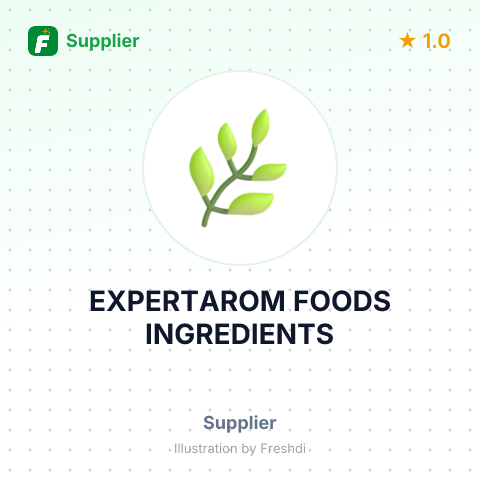 EXPERTAROM FOODS INGREDIENTS – summary card, no photo uploaded yet