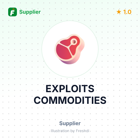 EXPLOITS COMMODITIES – summary card, no photo uploaded yet