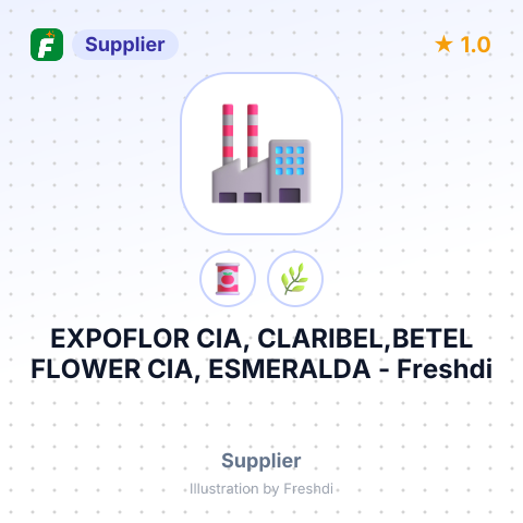 EXPOFLOR CIA, CLARIBEL,BETEL FLOWER CIA, ESMERALDA – summary card, no photo uploaded yet