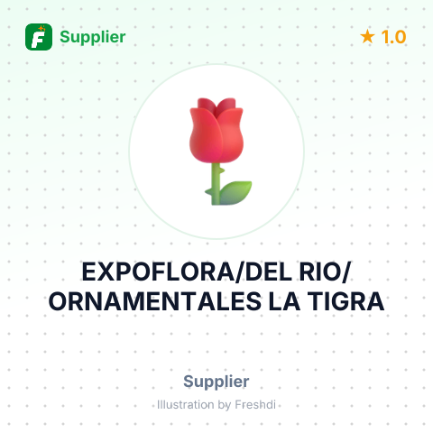 EXPOFLORA/DEL RIO/ORNAMENTALES LA TIGRA – summary card, no photo uploaded yet