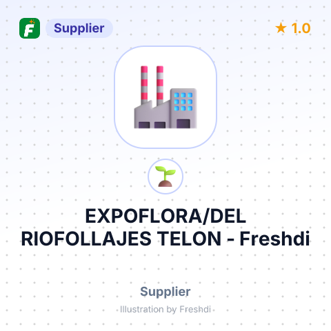 EXPOFLORA/DEL RIOFOLLAJES TELON – summary card, no photo uploaded yet