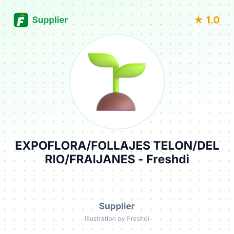 EXPOFLORA/FOLLAJES TELON/DEL RIO/FRAIJANES – summary card, no photo uploaded yet