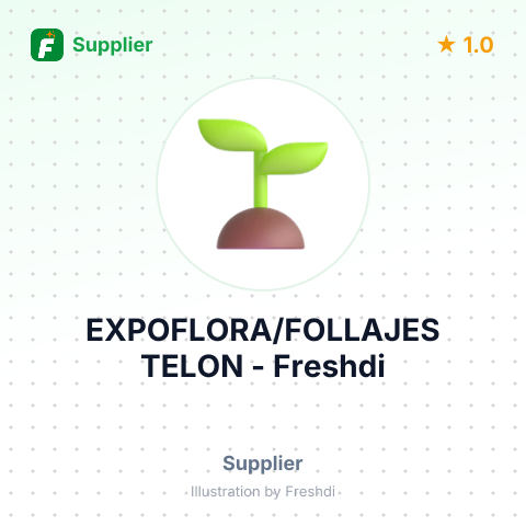 EXPOFLORA/FOLLAJES TELON – summary card, no photo uploaded yet
