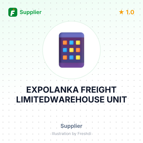 EXPOLANKA FREIGHT LIMITEDWAREHOUSE UNIT – summary card, no photo uploaded yet