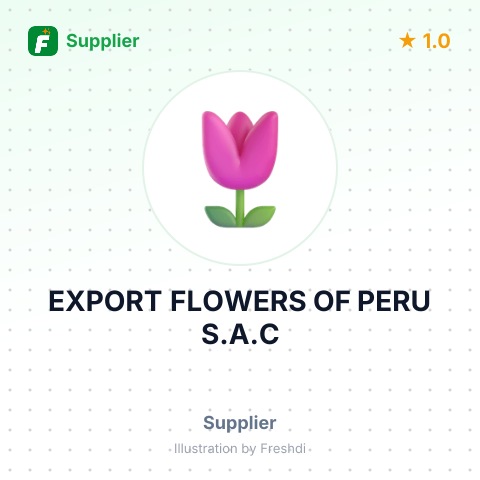 EXPORT FLOWERS OF PERU S.A.C – summary card, no photo uploaded yet