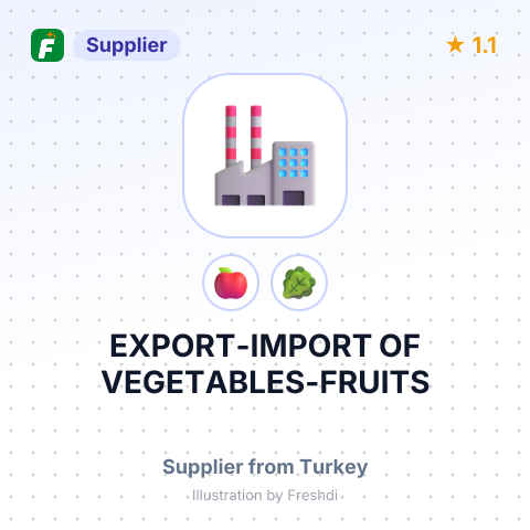 EXPORT-IMPORT OF VEGETABLES-FRUITS – summary card, no photo uploaded yet
