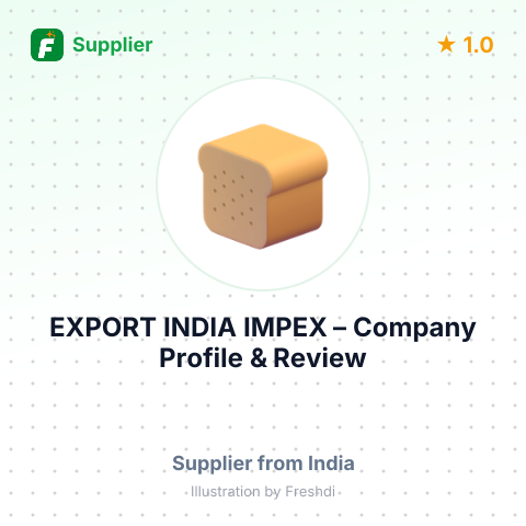 EXPORT INDIA IMPEX – summary card, no photo uploaded yet