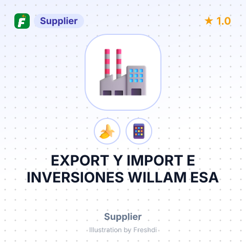 EXPORT Y IMPORT E INVERSIONES WILLAM ESA – summary card, no photo uploaded yet